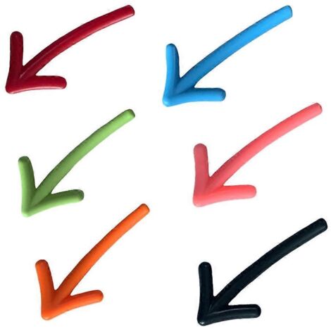 Lot de 6 aimants pour réfrigérateur, autocollants magnétiques, aimants pour tableau blanc, pour la maison et l'école. (1/5)