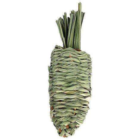 Jouets à mâcher en herbe naturelle pour lapin dégu, accessoires pour cage en herbe naturelle (1/5)