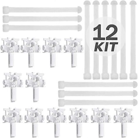 Pièce de rechange pour store vertical, kit de réparation en plastique pour rideau (1/5)