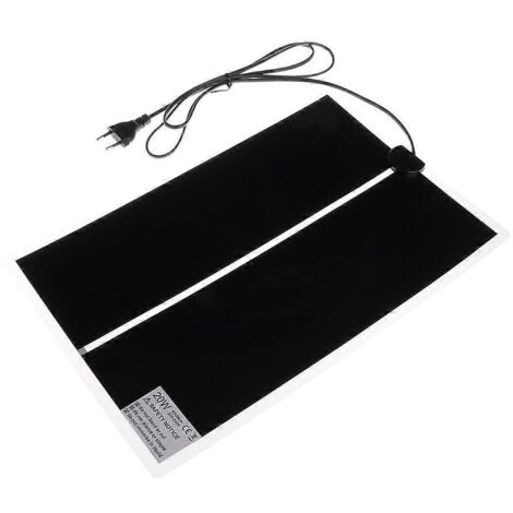 Tapis chauffant 20 W pour terrarium de reptiles (11 pi x 16,5 pi) pour tortues, serpents, lézards et araignées (1/5)