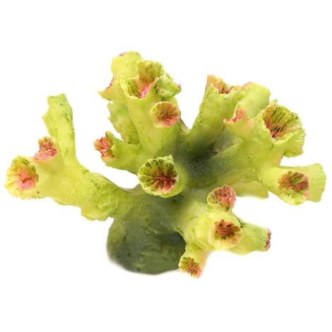 Décoration d'aquarium : corail récifal en résine réaliste pour poissons créatifs et accessoires pour aquarium (1/5)