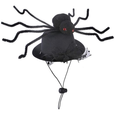 Chapeau pour chien, chat, araignée, décoration, accessoire de costume d'Halloween, casquette pour animal de compagnie (1/5)