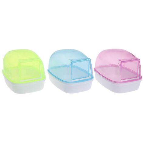 Sauna pour hamster, bain de sable, salle de bain, toilettes, sauna en plastique, outil de nettoyage (1/5)