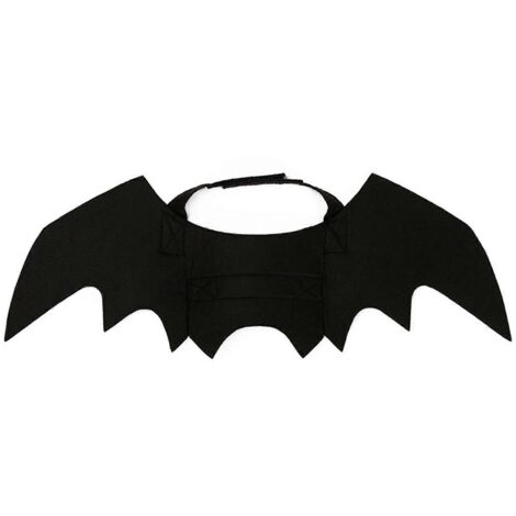 Déguisement d'Halloween pour chien avec ailes de chauve-souris, vêtements en tissu pour chiots et chatons, pour chats et chiens (1/5)
