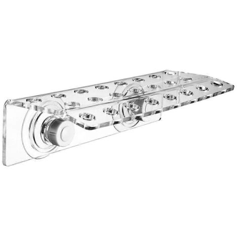 Support pour boutures de corail en acrylique pour aquarium. Ventouse puissante pouvant contenir jusqu'à 23 boutures. (1/5)