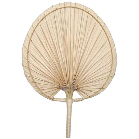 Ventilateur d'été portable décoratif fait main - Ventilateur tissé à la main pour la plage en été - Intérieur (1/5)