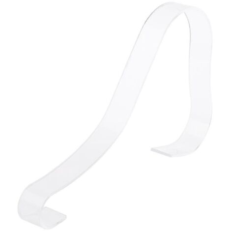 Présentoir à chaussures en acrylique transparent, support de rangement pour chaussures, crochet de suspension en plastique (1/5)