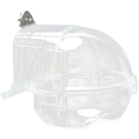 Baignoire transparente pour oiseaux de compagnie, baignoire pour perroquet, boîte de douche pour perroquet (1/5)