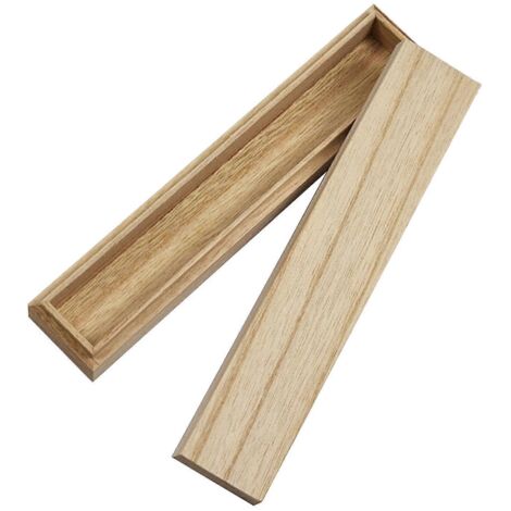 Petite boîte de rangement en bois pour bureau, organiseur de fournitures de bureau, porte-crayons et stylos. (1/5)