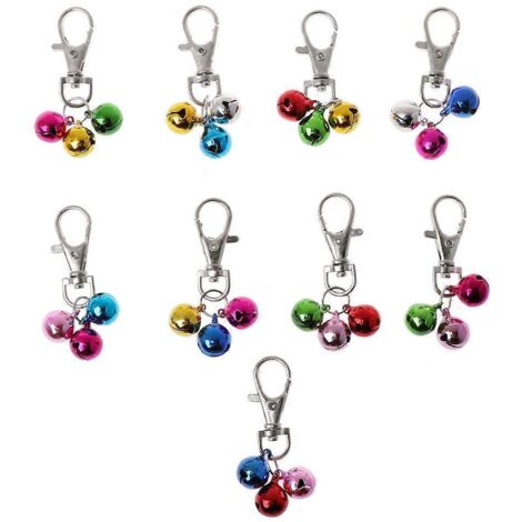 Clochettes pour collier de chien avec mousqueton, breloques décoratives pour collier de chien (1/5)