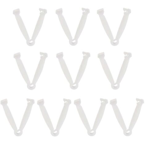 Lot de 10 pinces ombilicales jetables pour porcelets (agneaux, chevreaux, chiots, porcelets) (1/5)