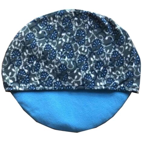 Lit rond pour dragon barbu avec housse douce, confortable et chaude en peluche (1/5)