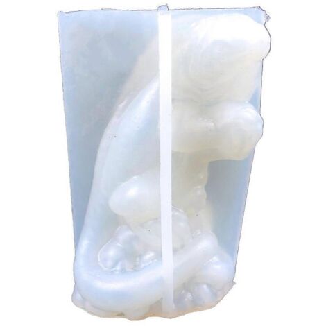 Moule en silicone 3D en forme de lézard pour bougie, moulage époxy, moule pour pendentif, moule en plâtre et résine. (1/5)
