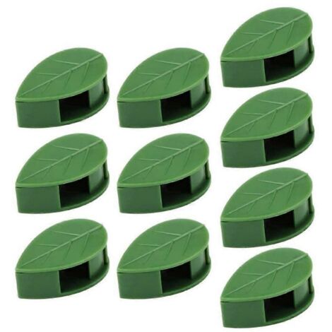 Lot de 10 fixations invisibles pour plantes grimpantes murales, crochets adhésifs. (1/5)