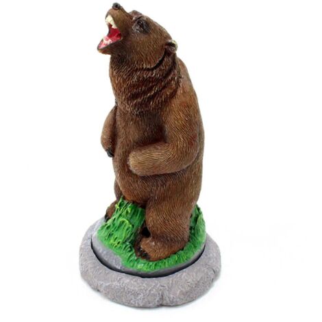 Figurine d'ours miniature en résine, cône d'encens pour brûleur, encensoir de bureau, décoration pour la maison, le bureau ou un studio de yoga, mini statue artisanale (1/5)