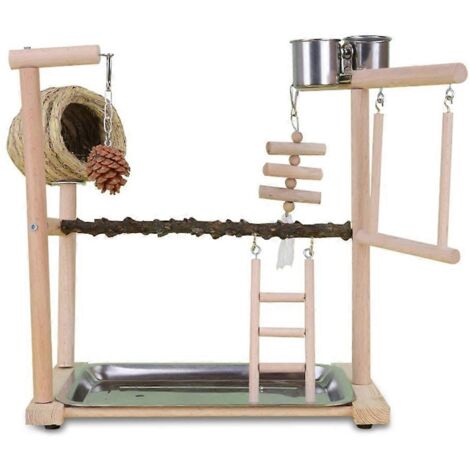 Supports pour oiseaux, jouets et accessoires pour l'entraînement au nid et à la posture debout des perroquets (1/5)