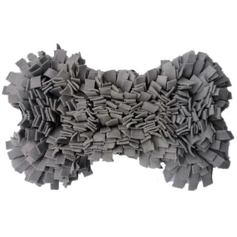 Tapis de fouille en forme d'os pour chien, couverture d'entraînement olfactif, tapis de fouille, gamelle anti-glouton, distributeur de croquettes, tapis (1/5)