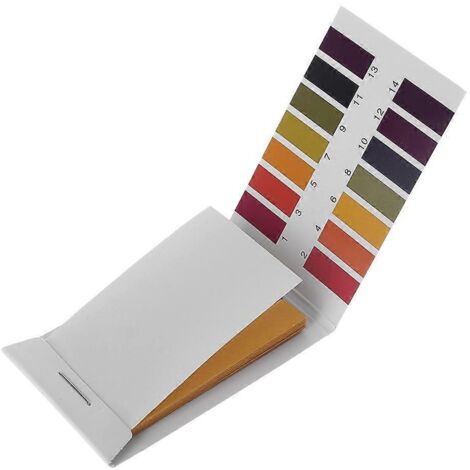 Kit de test de pH pour aquarium (80 bandelettes) pour poissons, pour tester l'eau et le sol. (1/5)