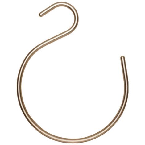 Cintre en métal en forme de S, en alliage d'aluminium, avec crochet de rangement suspendu pour la maison, la chambre, la salle de bain, les cravates, les ceintures, les sacs, les serviettes et les vêt (1/5)