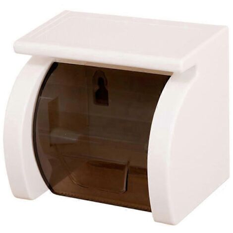 Support mural de rangement pour cuisine et salle de bain, distributeur de mouchoirs en papier sans perçage (1/5)