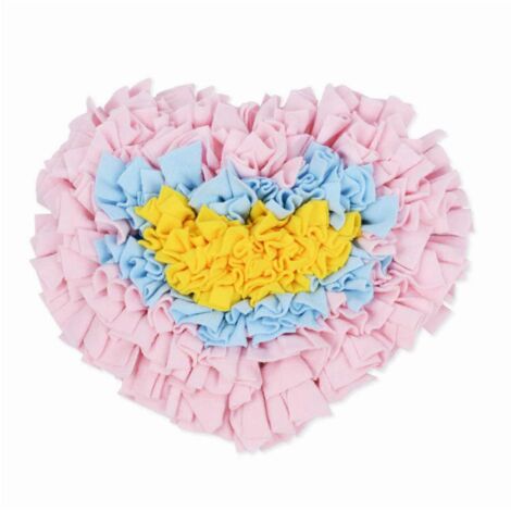 Peluche interactive en forme de cœur pour chien, jouet à mâcher en peluche. (1/5)