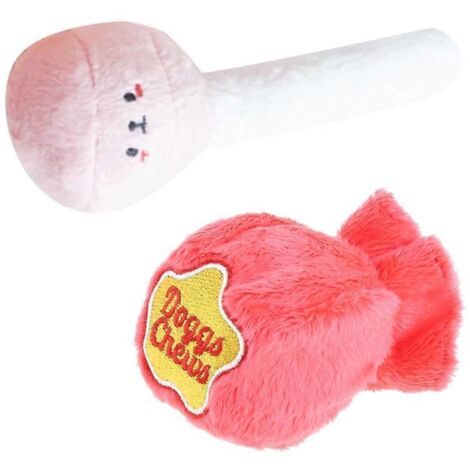 Jouet à mâcher en peluche pour chien, de fabrication coréenne, pour chiens de petite et moyenne taille. (1/5)