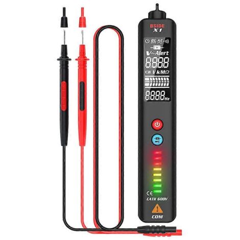 Stylo testeur de tension alternative sans contact avec sensibilité réglable (1/5)