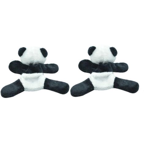 Lot de 2 autocollants magnétiques panda mignons pour réfrigérateur, chambre, salle de bain, mur, fenêtre (1/5)