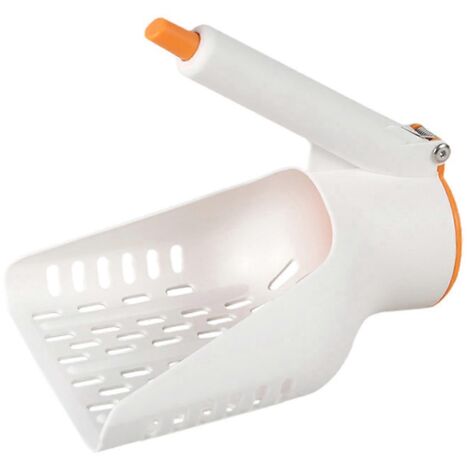 Pelle à litière en plastique pour chat, pelle à déjections animales, outil de nettoyage léger (1/5)
