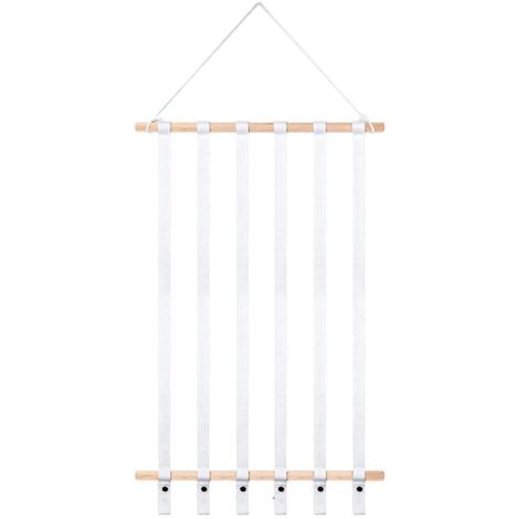 Bâtonnets en bois tressés de style nordique, porte-ceinture, pinces à cheveux, bandeaux (1/5)