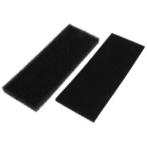 Lot de 2 mousses filtrantes de rechange pour aquarium, améliorant la qualité de l'eau (1/5)