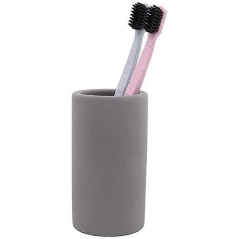 Porte-brosse à dents en diatomite, organisateur pour brosse à dents électrique et porte-gobelet de salle de bain (1/5)