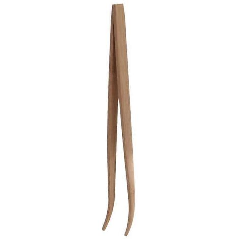 Pince à épiler pour reptiles de 28 cm de long, pince de service en bambou écologique, pince à épiler courbée (1/5)