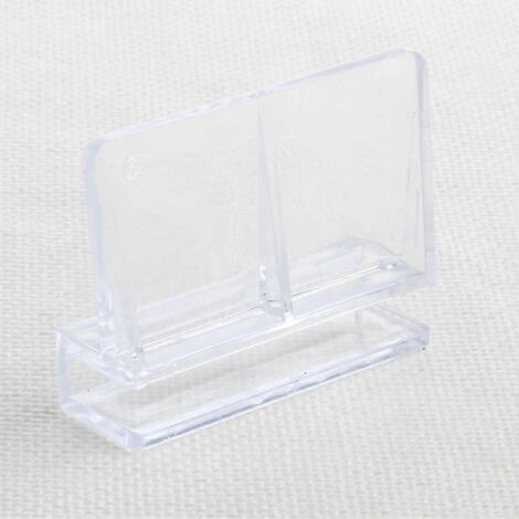 Clips de fixation universels pour couvercle d'aquarium en verre, compatibles avec les aquariums sans rebord (6 mm). (1/5)