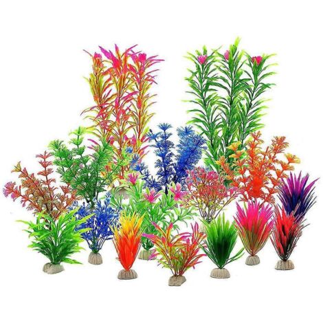 Plantes aquatiques artificielles pour aquarium, décoration sous-marine, aménagement paysager. (1/5)
