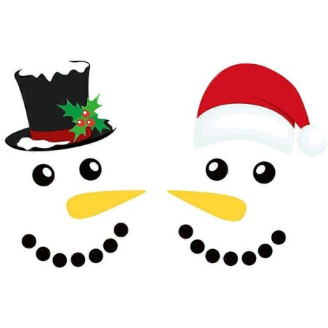 Ensemble de 22 aimants de réfrigérateur de Noël bonhomme de neige - Autocollants magnétiques mignons (1/5)