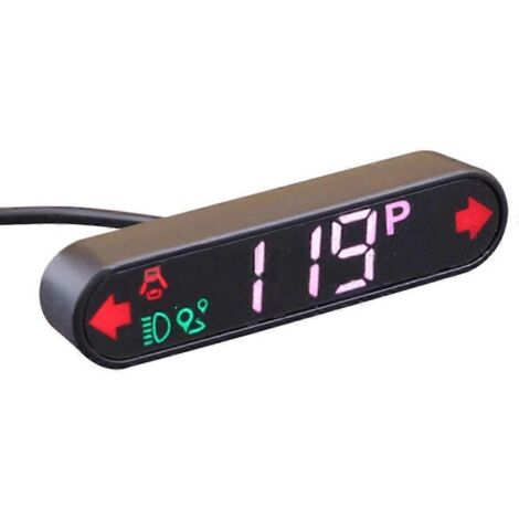 Affichage tête haute numérique (HUD) pour voiture, indicateur de vitesse, alarme de survitesse, compteur de vitesse numérique (1/5)