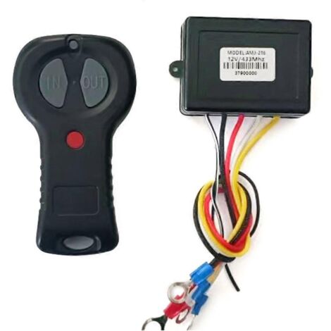 Kit de télécommande sans fil 433,92 MHz pour treuil, destiné aux véhicules tout-terrain (1/5)