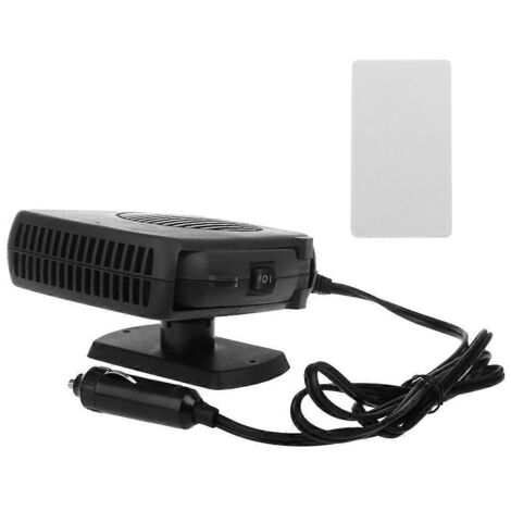 Ventilateur de chauffage/refroidissement/dégivreur/désembueur portable 2 en 1 en céramique pour voiture (alimentation CC) (1/5)