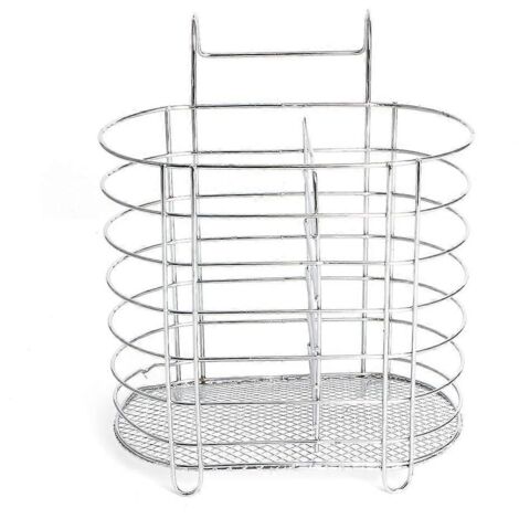 Égouttoir à vaisselle suspendu, porte-baguettes et porte-cuillères, organisateur en métal (1/5)