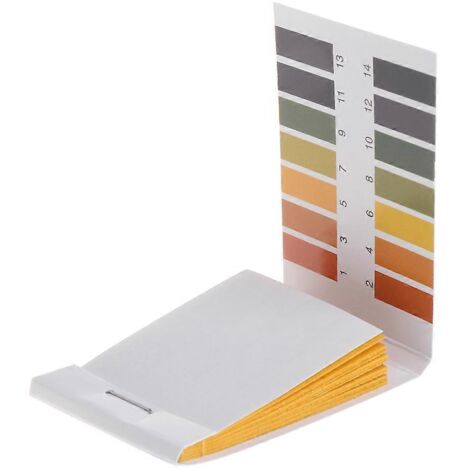Kit de test de pH pour aquarium (80 bandelettes) pour poissons, pour tester l'eau et le sol. (1/5)