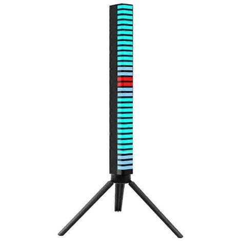 Bande LED d'ambiance pour voiture, lampe décorative rythmique colorée, activation musicale (1/5)