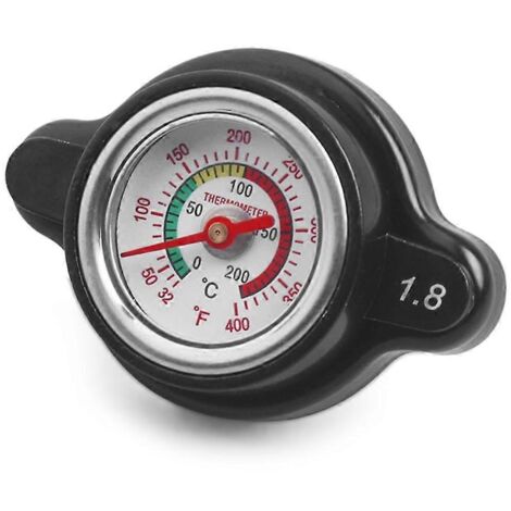 Bouchon de radiateur Thermost pour motos et voitures, manomètre de température d'eau 1,8 bar (1/5)