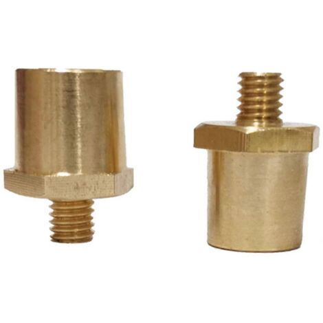 Lot de 2 connecteurs universels pour batterie de voiture, bornes en cuivre pur M8 (5/16") (1/5)