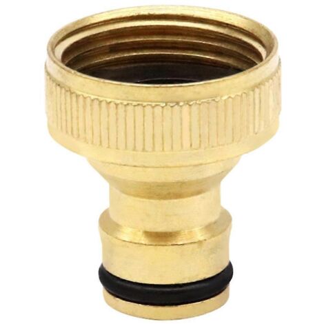 Raccord rapide en laiton 3/4" (4 pièces) Adaptateur de tuyau Raccord rapide en laiton pour robinet (1/5)
