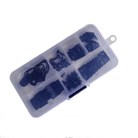Kit de suspension pour cadres photo (52 pièces) - Quincaillerie de suspension robuste à dents pour cadres. (1/5)