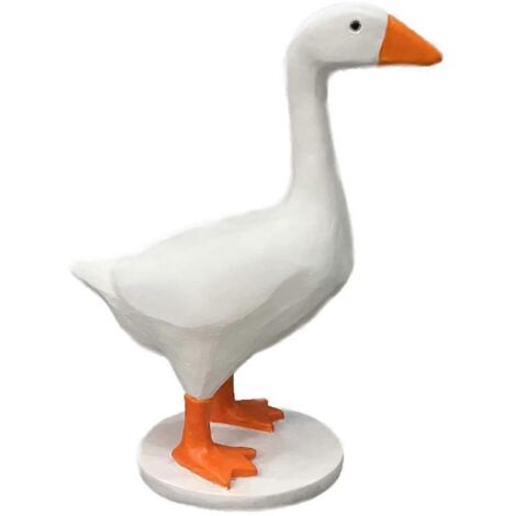 Porte-clés magnétique canard, statuette d'oie amusante, décoration intérieure, sculpture de table (1/5)