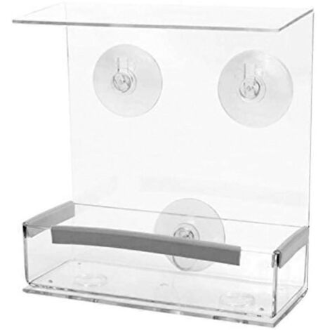 Mangeoire pour volailles, récipient de rangement pour graines, plateau de stockage pour oiseaux (1/5)