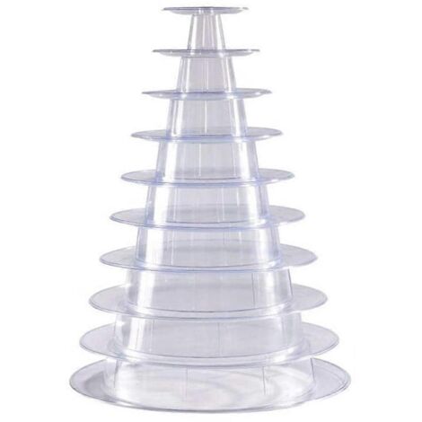 Présentoir à cupcakes, présentoir à macarons, présentoir à gâteaux, présentoir pour fêtes, mariages et maison (1/5)
