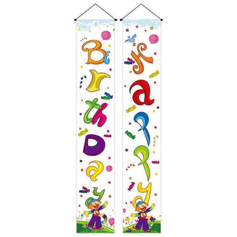 Panneau de porche, message de bienvenue, jardin fleuri, fête d'anniversaire, couplet à suspendre (1/5)